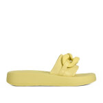 Claquettes femme jaune  chane
