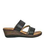 Mules compenses femme scalina noir