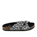 Mules femme mickey noir