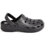 Mules sabots femme noir en plastique / eva
