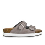 Mules anatomiques femme gris  boucle vice versa cuir