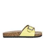 Mules fille jaune  boucle sealine cuir