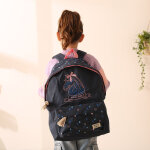 Sac � dos enfant bleu marine motif cheval