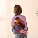 Sac  dos enfant violet wish : asha et la bonne toile
