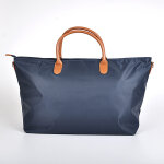 Sac  main femme en nylon bleu marine