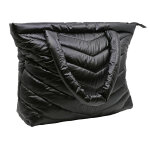Sac fourre - tout femme matelass noir