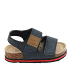 Sandales bb garon bleu marine semelles anatomiques kokin cuir
