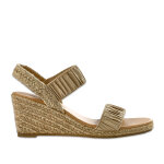 Sandales compenses femme beige vice versa