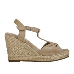 Sandales compenses femme beige vice versa