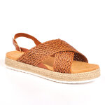 Sandales femme plates vice versa camel