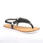 Sandales femme plates vice versa noir