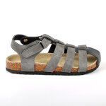 Sandales garon semelles anatomiques wheeling noir cuir