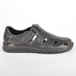 Sandales homme sealine cuir noir cuir