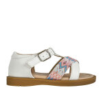 Sandales bb fille blanc kokin