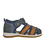 Sandales bb garon bleu jean kokin cuir