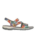 Sandales plates femme lady confort multicolore cuir