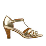Sandales  talons femme dor mascara cuir