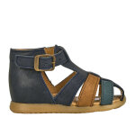Sandales bb garon en cuir bleu marine tipo alto by bopy cuir