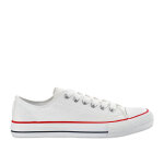 Tennis femme en toile blanche street life