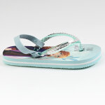 Tongs fille frozen bleu