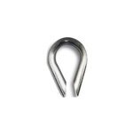 1 cosse - coeur en inox  10 mm acier inoxydable