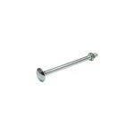 10 boulons tête ronde collet carré 5 x 30 mm 10 boulons tête ronde collet carré 5 x 30 mm