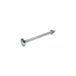 10 boulons tête ronde collet carré 5 x 40 mm 10 boulons tête ronde collet carré 5 x 40 mm