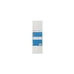 Lot de 10 caches - cbles 20x10 mm, blanc.
