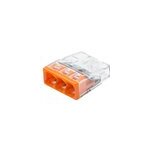 10 mini bornes automatiques 3 entr�es wago (2273) 0, 5 - 2, 5 mm�