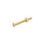 10 vis  mtaux tte fraise en laiton 4 x 40 mm