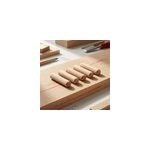 100 tourillons h�tre �6 mm diall bois