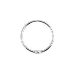 12 anneaux de rideau de douche diam. 4 cm, argent bross, spirella