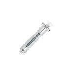 12 chevilles corps creux acier zingu spyder m4 13mm + vis tte fraise blanches