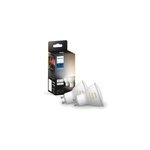 2 ampoules connecté philips hue variable e27 gu10 350lm ip20 blanc chaud ou froid 2 ampoules connecté philips hue variable e27 gu10 350lm ip20 blanc chaud ou froid