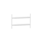 2 barreaux tlescopiques de fentre, acier blanc, mottez, l. 30  55 cm