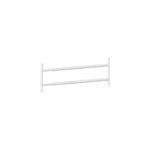 2 barreaux tlescopiques de fentre, acier blanc, mottez, l. 55  103 cm