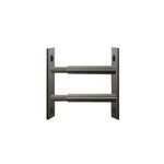 2 barreaux tlescopiques de fentre, acier noir, mottez, l. 55  103 cm