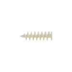 2 chevilles polystyrne pour charge moyenne fischer 25x90mm