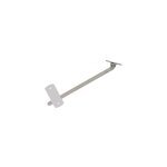 2 compas coulisseaux avec arrt relevable l. 207 mm