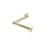2 compas coulisseaux sans arrt droite / gauche acier laiton l. 300 mm x l. 10 mm