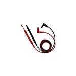 2 cordons pointe de touche fiche coude 4 mm zenitech