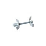 2 ferrures d'assemblage excentrique 6 x l. 65 mm