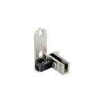 2 pivots pour porte verre m�tal nickel� l. 36 x h. 16mm