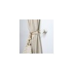 2 porte embrasses  rideau bois de htre blanc mat l. 30mm mobois