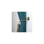 2 porte embrasses rideau mtal dor mat l. 33, 5mm mobois