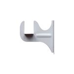 2 supports en t�le pour pose en fa�ade coloris blanc