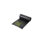 20 sacs poubelle  poignes coulissantes noirs 70 l