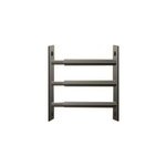 3 barreaux tlescopiques de fentre, acier noir, mottez, l. 99  188 cm