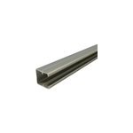Profil u finition d'encadrement anodisé pour verre synthétique ép. 10mm l. 3m (lot de 2pcs ) Profil u finition d'encadrement anodisé pour verre synthétique ép. 10mm l. 3m (lot de 2pcs )