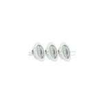 3 spots encastrables led integr�e blanc neutre ip20 4000k 345lm 4w rond xanlite